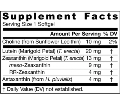 Macula Protective Factors 30 softgels kleinverpakking - luteïne, astaxanthine en zeaxanthine | Jarrow Formulas