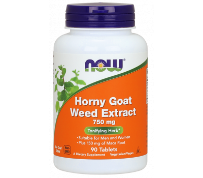 Horny Goat Weed Extract 90 tablets - a tonic for female and male energy | NOW