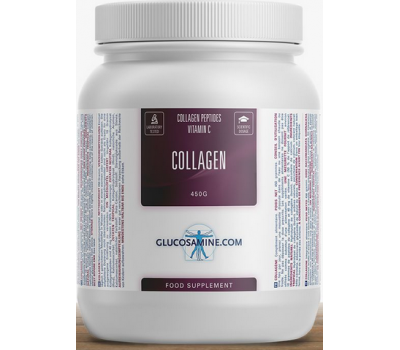 Collagen 450 gram - bovine collagen peptides with vitamin C | Power Supplements
