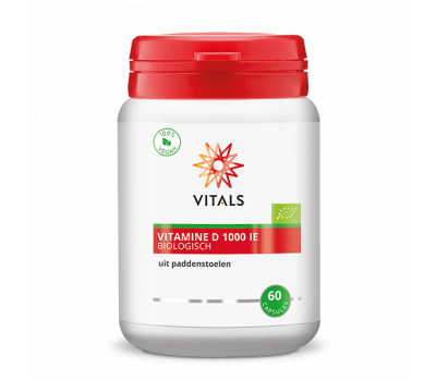 D -  Organic Vegan vitamin D 1000iu 60 tablets from organic mushrooms  | Vitals