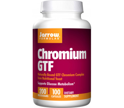 Chromium GTF 100 capsules - chroomcomplex met Glucose Tolerance Factor | Jarrow Formulas
