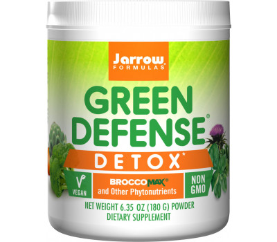 Green Defense Detox 180g - vegetables, grasses, broccoli and botanical detox blend | Jarrow Formulas
