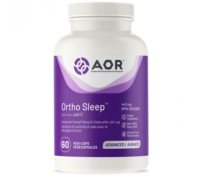 Ortho Sleep 60 capsules - GABA, theanine, 5-HTP, melatonine, valeriaan, passiebloem en citroenmelisse | AOR