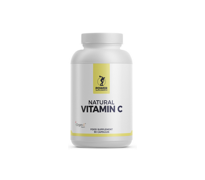 C - Natural Vitamin C 90 capsules van biologische Indiase kruisbes met citrusbioflavonoïden | Power Supplements