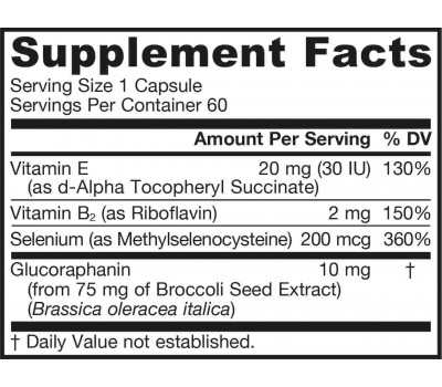 Selenium Synergy 60 capsules - selenium & broccoli | Jarrow Formulas