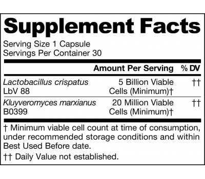 Probiotic Yeast Support 5 miljard 30 capsules - probioticum voor een gezonde balans in de vagina | Jarrow Formulas