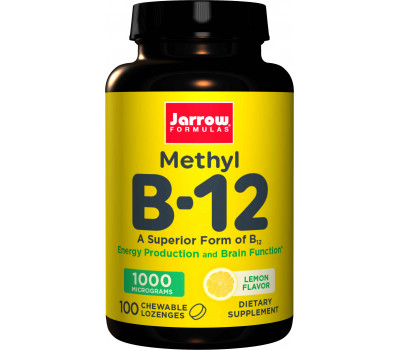 B12 - Methylcobalamin 1000mcg 100 lozenges lemon flavour | Jarrow Formulas