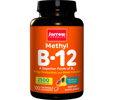 B12 - Methylcobalamine 2500mcg 100 zuigtabletten tropische smaak | Jarrow Formulas