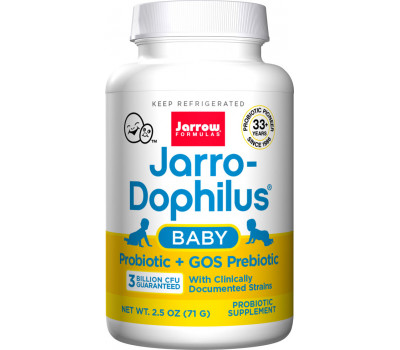 Baby's Jarro-Dophilus 3 miljard 70g poeder -  babyprobioticum met 4 stammen, GOS-complex + FOS | Jarrow Formulas