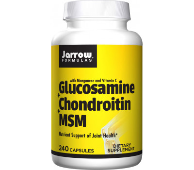 Glucosamine + Chondroitin + MSM 240 capsules value-size | Jarrow Formulas