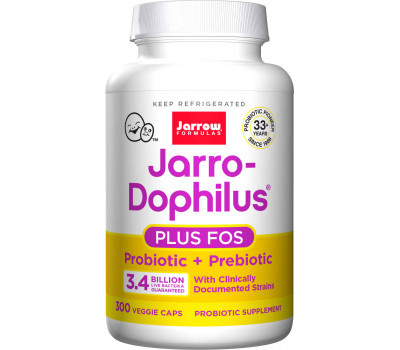 Jarro-Dophilus + inuline-FOS 3,4 miljard 300 capsules voordeelverpakking | Jarrow Formulas