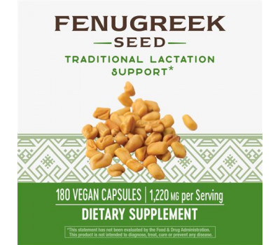 Fenugreek Seed 180 capsules - fenegriekzaden | Nature's Way