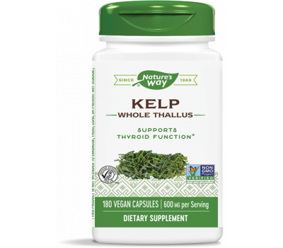 Kelp 180 capsules - seaweed with iodine | Nature's Way