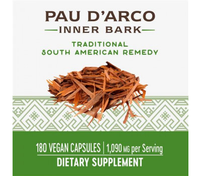 Pau d'Arco inner bark 180 caps - traditioneel botanisch middel uit het regenwoud | Nature's Way
