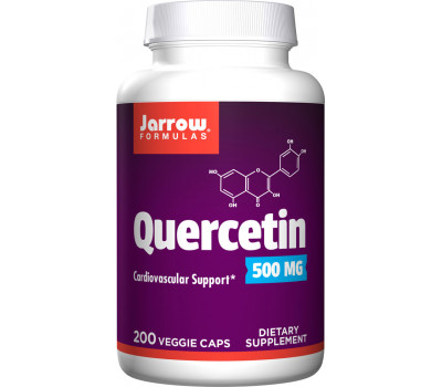 Quercetin 500mg 200 capsules grootverpakking - quercetine antioxidant | Jarrow Formulas
