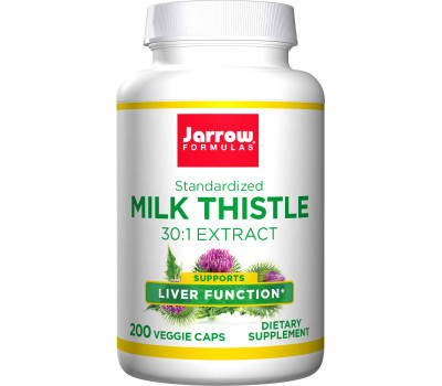 Milk Thistle Silymarin 80% 200 capsules value-size - Silybum marianum | Jarrow Formulas