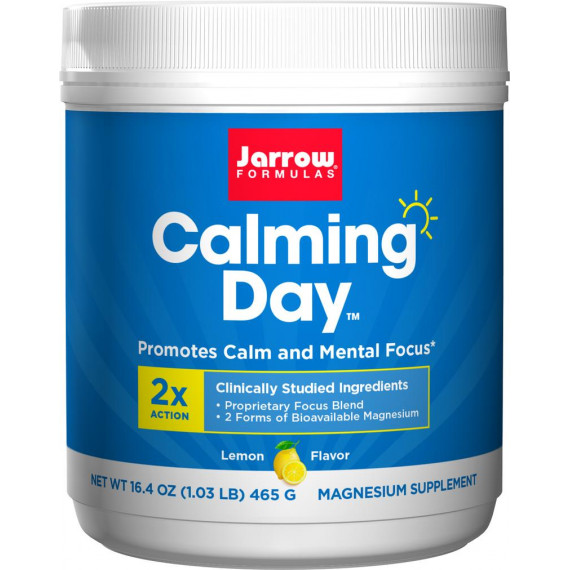 Calming Day 465 g poeder voor meer focus overdag - magnesium, kalium, taurine, inositol en theanine | Jarrow Formulas