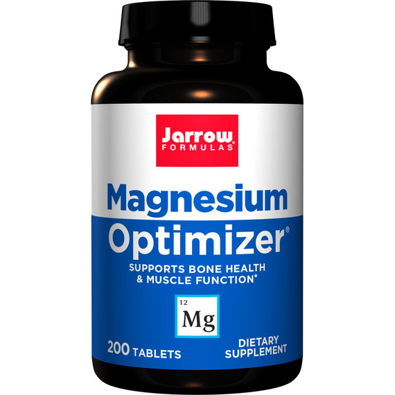 Magnesium Optimizer 200 tablets - magnesium malate  supports bone health and muscle function | Jarrow Formulas