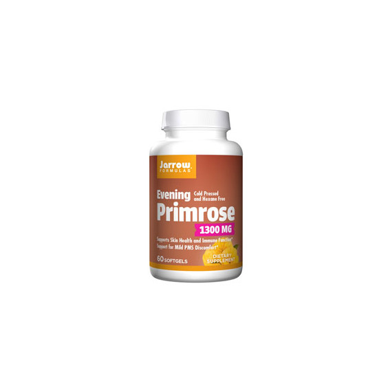 Primrose 1300mg 60 softgels - cold pressed evening primrose oil, an essential omega-6 fatty acid GLA | Jarrow Formulas Jarrow Formulas