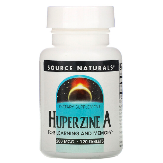 Huperzine A 200mg 120 tabletten voor een beter geheugen en leervermogen | Source Naturals