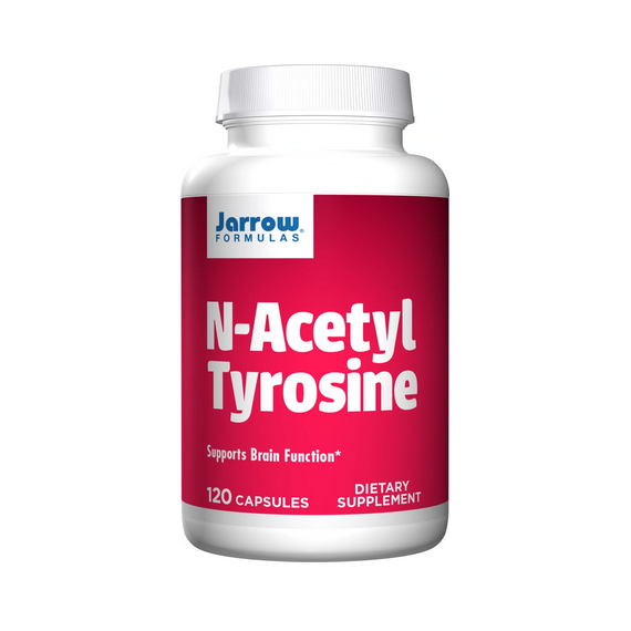 N-Acetyl Tyrosine 120 capsules - supports thyroid and stimulates brain function | Jarrow Formulas