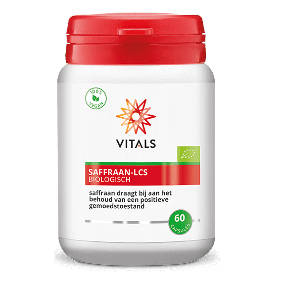 Saffraan-LCS BIO 60 capsules - organic saffron to improve mood | Vitals Vitals