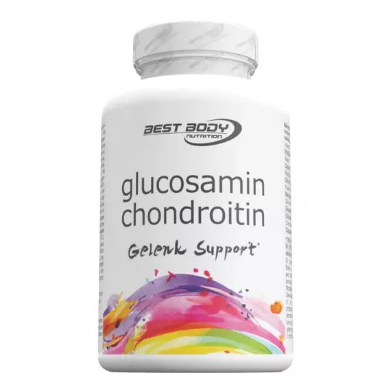 Glucosamin Chondroitin Gelenk Support 100 capsules - met belangrijke vitamines, mineralen en cissus-extract voor soepele gewrichten | Best Body
