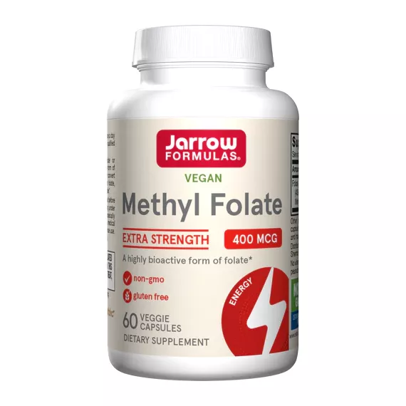 5-MTHF Methylfolate 400mcg 60 capsules, biologisch beschikbaar foliumzuur | Jarrow Formulas