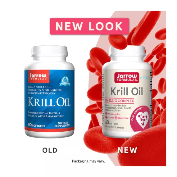 Krill Oil 120 softgels  - 100% zuivere krillolie + astaxanthine | Jarrow Formulas