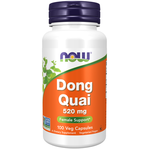 Dong Quai 520mg 100 v-capsules - een tonicum voor de vrouwelijke geslachtsorganen | NOW