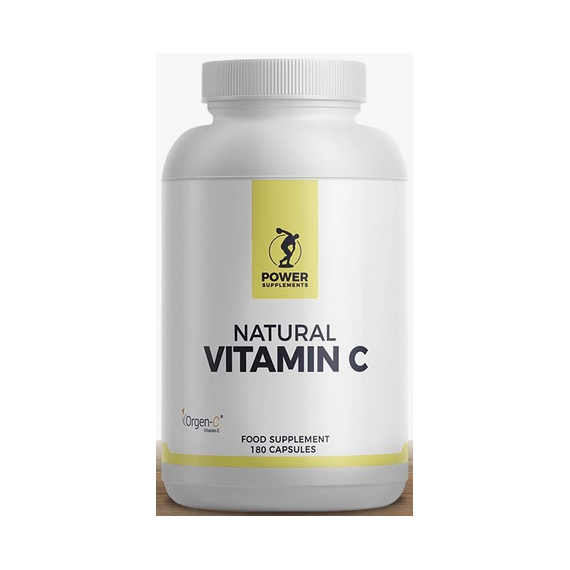 C - Natural Vitamin C 180 capsules from Indian gooseberry with citrus flavonoids | Power Supplements Power Supplements