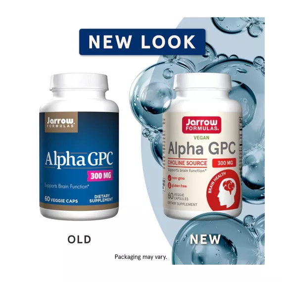 Alpha GPC 300mg 60 capsules - L-alphaglycerylphosphorylcholine verbetert hersenfunctie , spierkracht en vruchtbaarheid | Jarrow Formulas