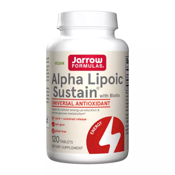 Alpha Lipoic Sustain 300mg 120 tablets -  sustained release alpha lipoic acid and biotin | Jarrow Formulas