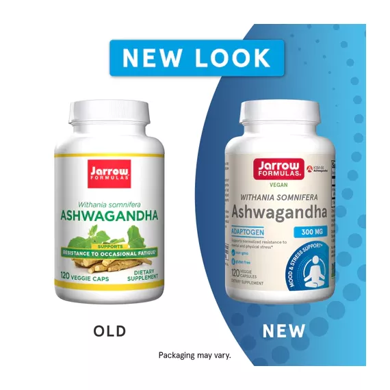 Ashwagandha extract 300mg 120 capsules - ayurvedisch prestatieverhogend middel | Jarrow Formulas