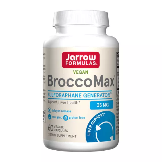 BroccoMax delayed release 60 capsules trial-size - broccoli extract with sulforaphane glucosinolate (SGS) | Jarrow Formulas