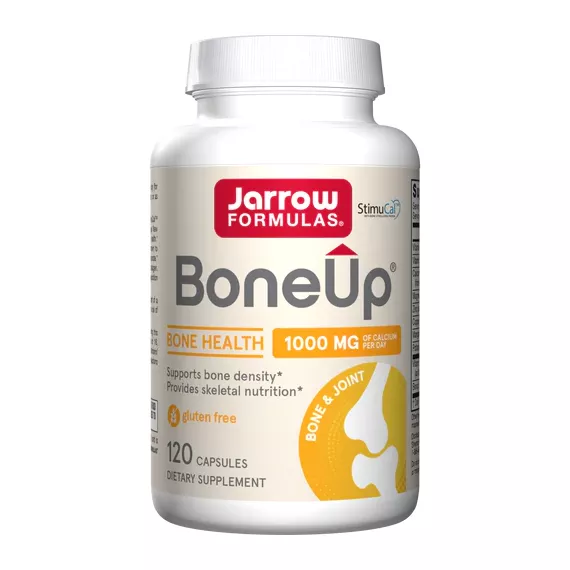 Bone-Up 120 capsules proefverpakking - uitgekiend calciumsupplement met calcium (MCHA) , magnesium, vitamine C, D3, K2 (MK7) | Jarrow Formulas
