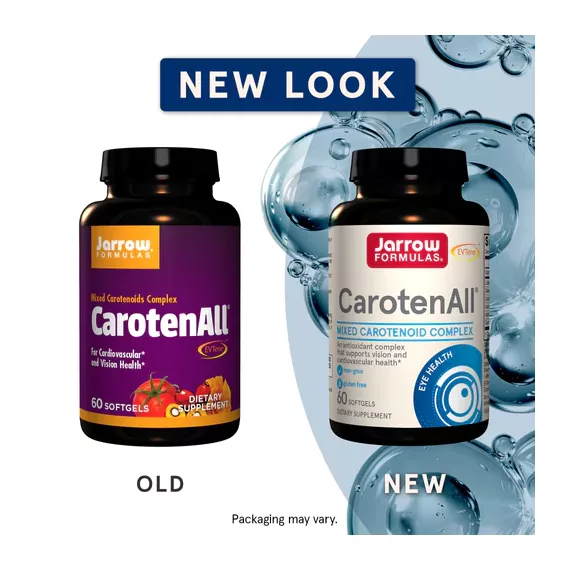 CarotenAll 60 softgels - alpha-carotene, astaxanthin, beta-carotene, lutein, zeaxanthin and lycopene | Jarrow Formulas