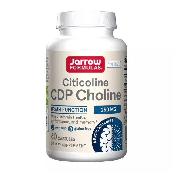 Citicoline 250mg 60 capsules - CDP Choline verbetert langetermijngeheugen | Jarrow Formulas