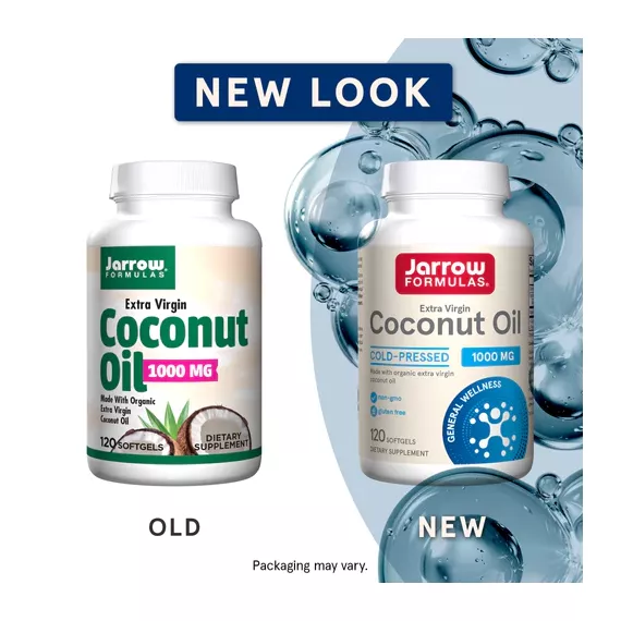 Coconut Oil (Organic Extra Virgin) 120 capsules - extra vergiene biologische kokosolie | Jarrow Formulas