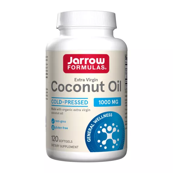 Coconut Oil (Organic Extra Virgin) 120 capsules - extra vergiene biologische kokosolie | Jarrow Formulas