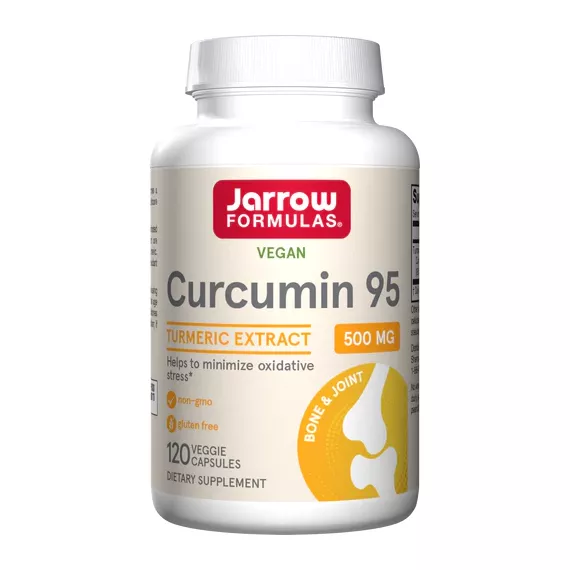 Curcumin 95 500mg 120 capsules - kurkumawortelextract | Jarrow Formulas