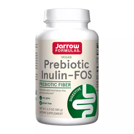 Inulin & FOS 180g - FructoOligoSaccharides, promotes production of short chain fatty acids | Jarrow Formulas