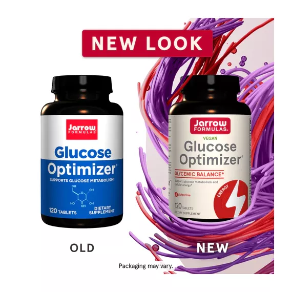 Glucose Optimizer 120 tablets - alpha lipoic acid, bitter melon, eucalyptus, green tea, gymnema, resveratrol | Jarrow Formulas
