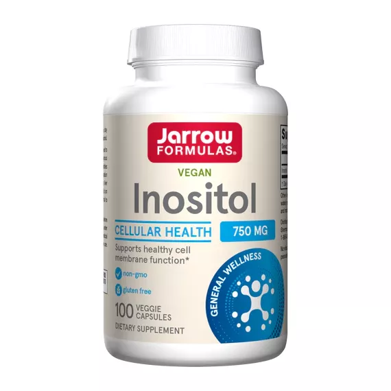Inositol 750mg 100 capsules - belangrijk voor de overdracht van zenuwsignalen | Jarrow Formulas