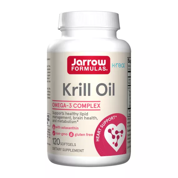 Krill Oil 120 softgels  - 100% zuivere krillolie + astaxanthine | Jarrow Formulas