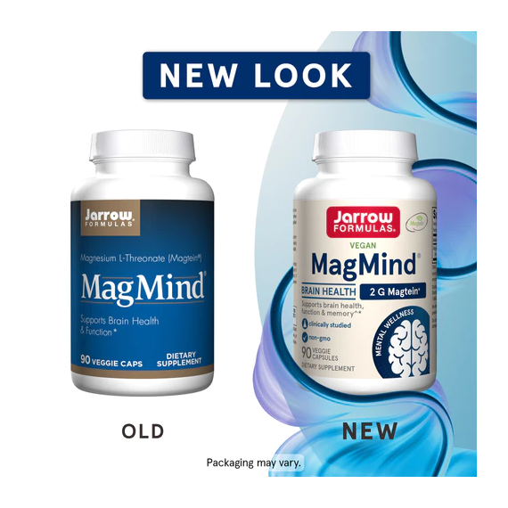 MagMind 90 capsules - magnesium L-threonaat voor de hersenen | Jarrow Formulas