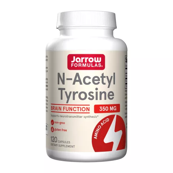 N-Acetyl Tyrosine 120 capsules - supports thyroid and stimulates brain function | Jarrow Formulas