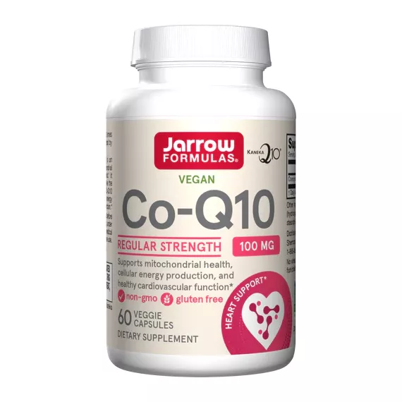 Q10 100mg 60 capsules - ubiquinon (co-enzym Q10) voor een vitaal hart | Jarrow Formulas