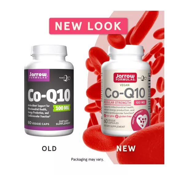 Q10 100mg 60 capsules - ubiquinon (co-enzym Q10) voor een vitaal hart | Jarrow Formulas