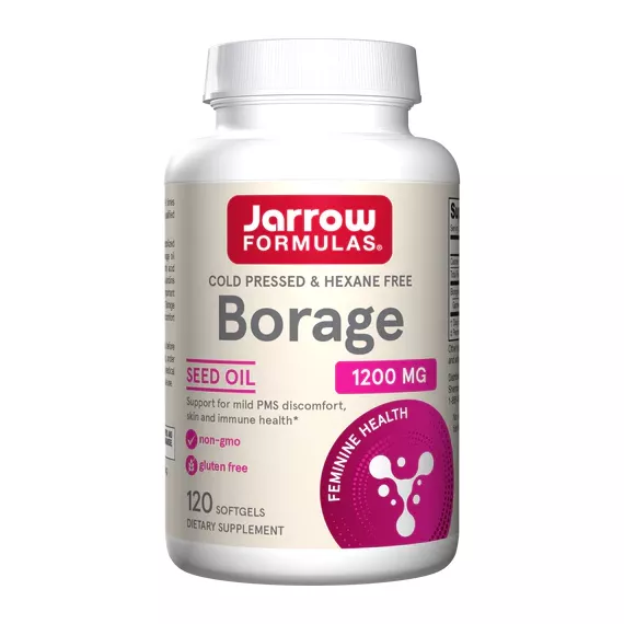 Borage GLA-240 120 softgels - gamma linoleic acid,  promotes healthy skin and immune function | Jarrow Formulas